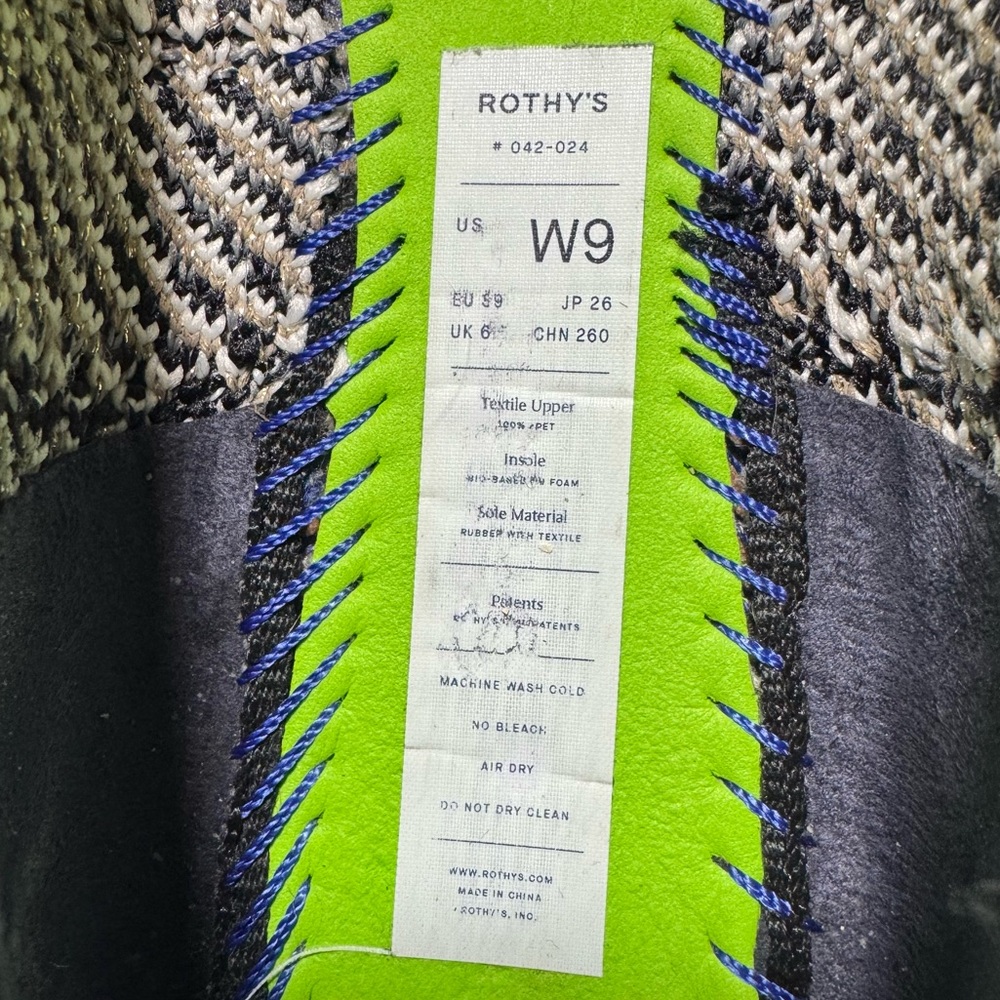 Rothy’s Midnight Tweed Flat - Picture 6 of 6